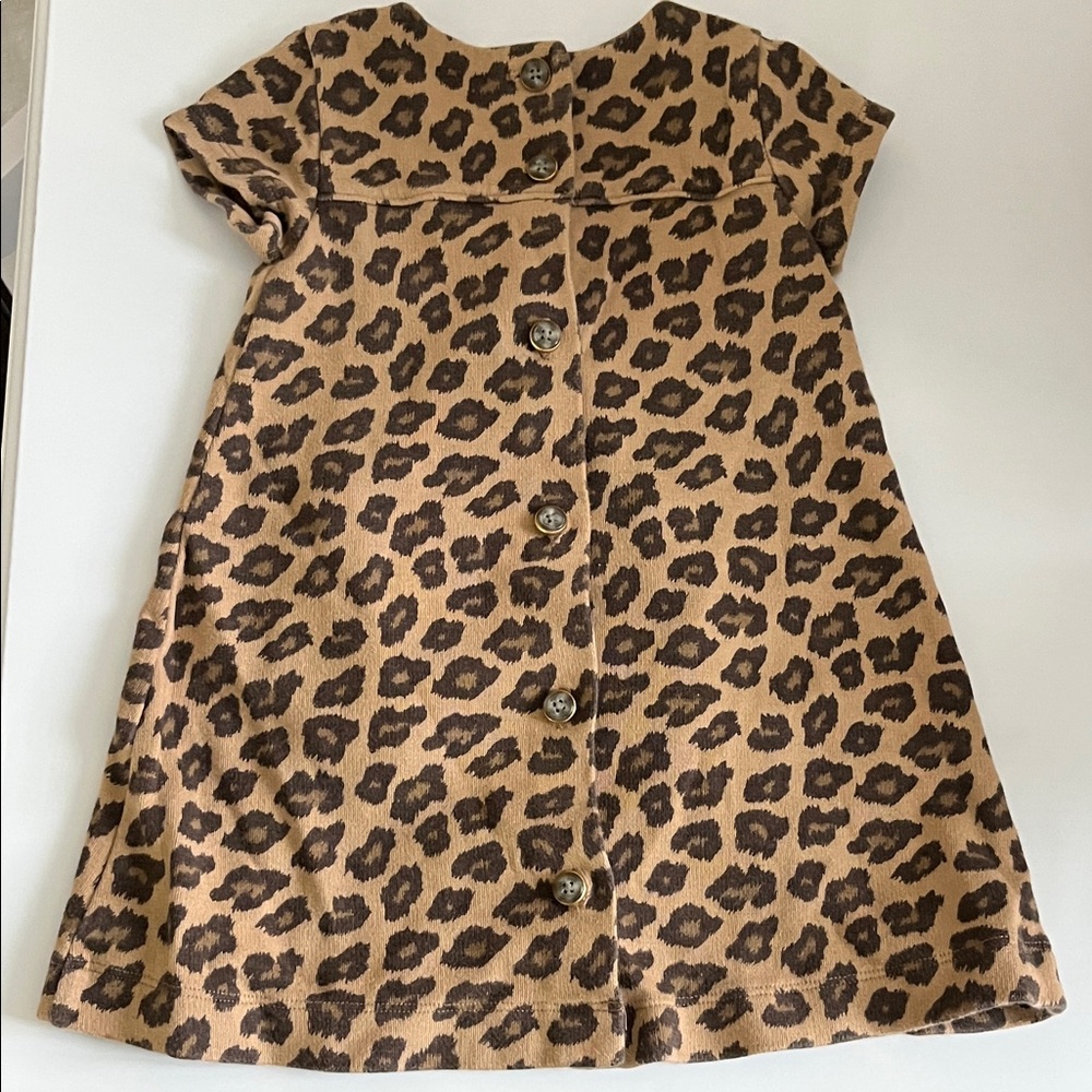 Janie and Jack Tan Leopard Print Outfit - Picture 3 of 6